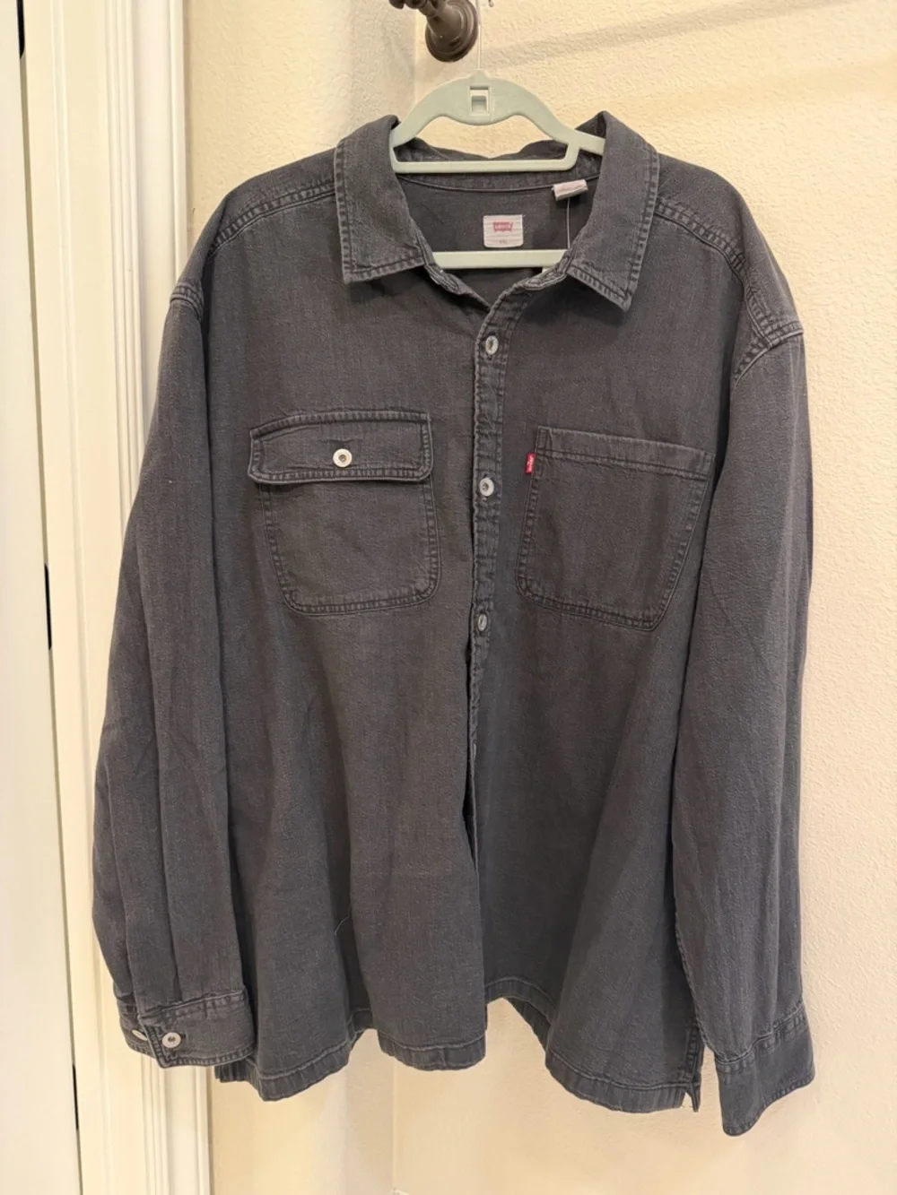 Levi’s Truckee Denim Overshirt Men’s XXL Washed Black NWT Shirt Jacket